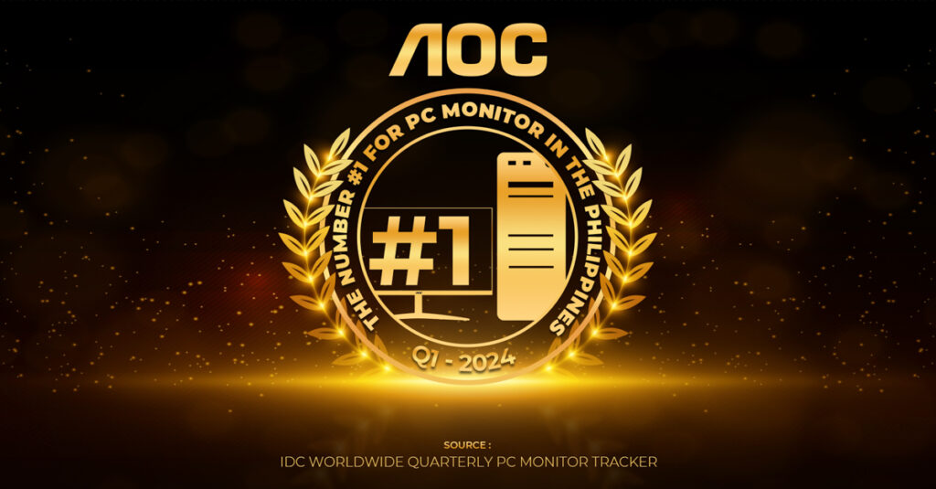 AOC Dominates as Number PC Monitor and Gaming Monitor Brand in the PH