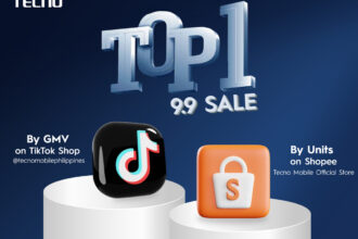 TECNO grabs the no.1 spot in the TikTok Shop and Shopee 9.9 Super Sale blitzes