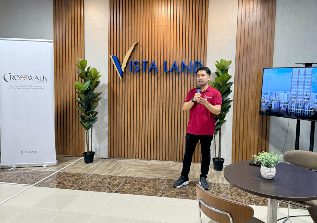 Vista Land Opens Crosswalk Tower Sales Gallery in Mandaluyong Welcome Speech by Marketing Head