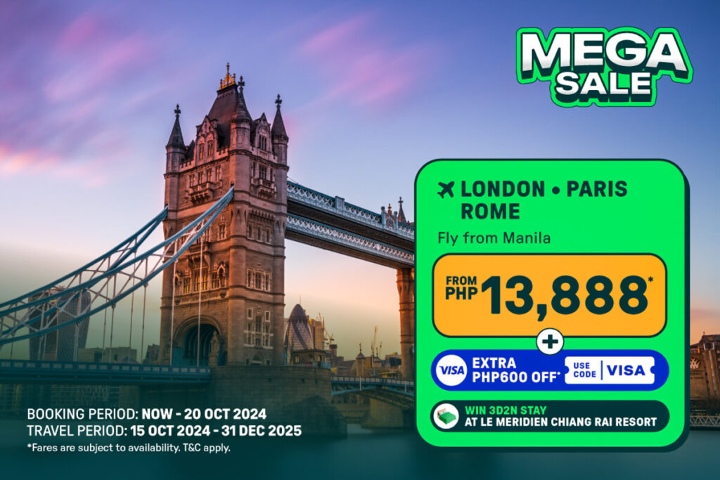 AirAsia MOVE Mega Sale European Destinations