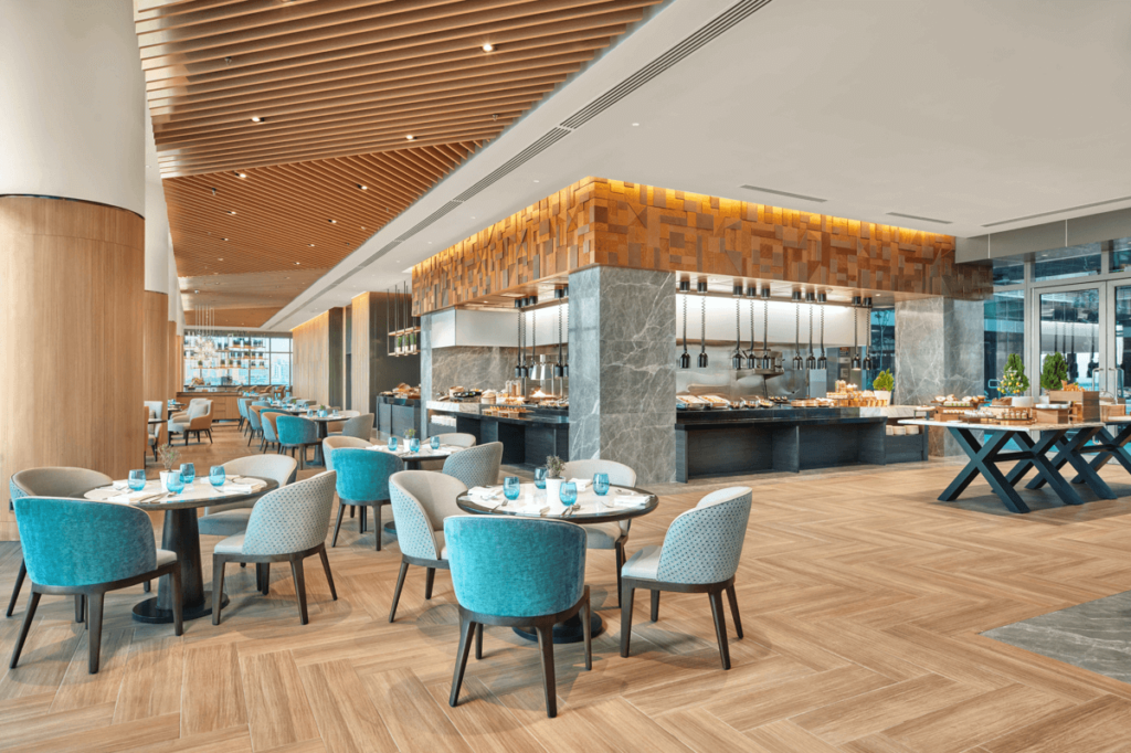 Lanson Place Mall of Asia’s Cyan Modern Kitchen Buffet View