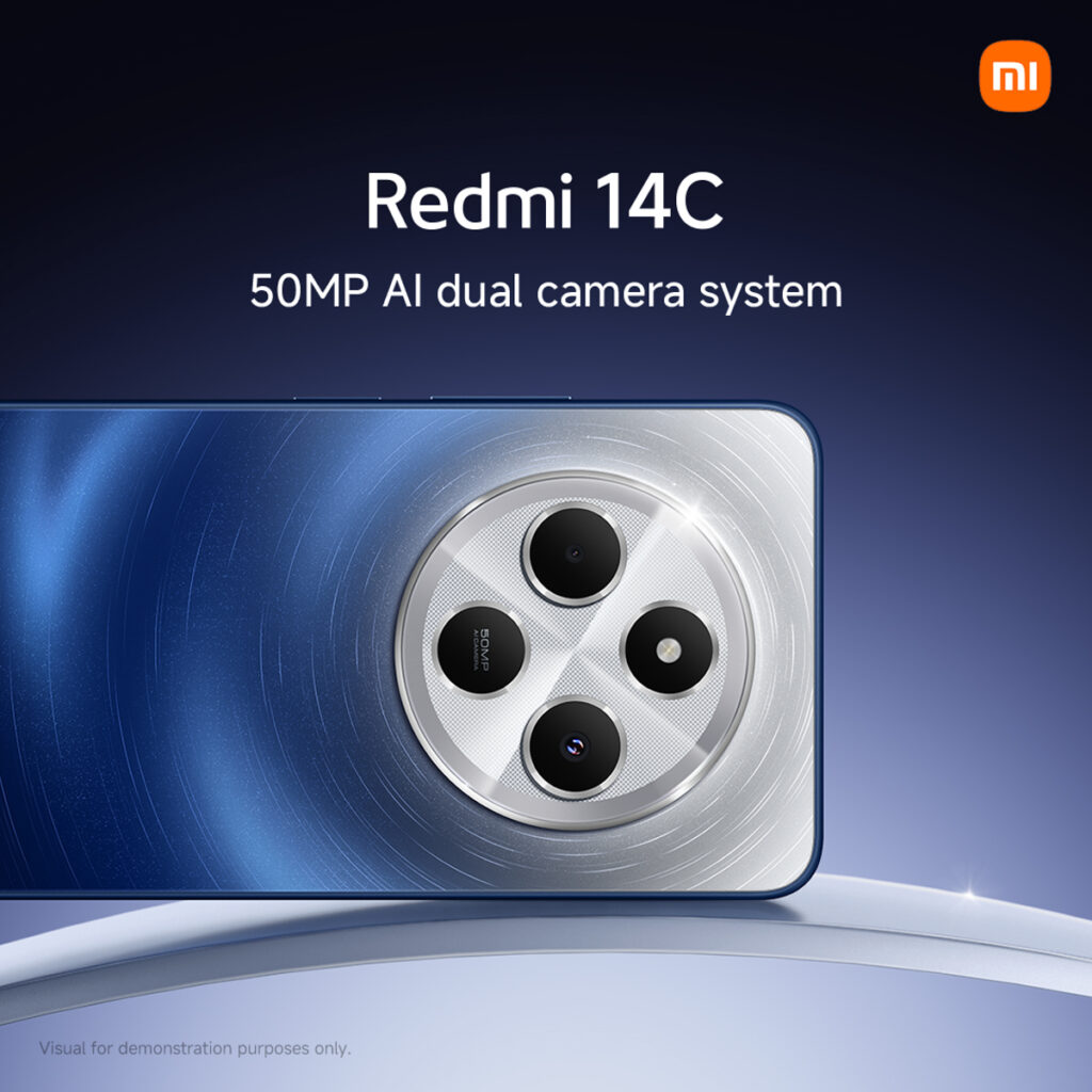 Redmi 14C - 50MP AI dual camera system