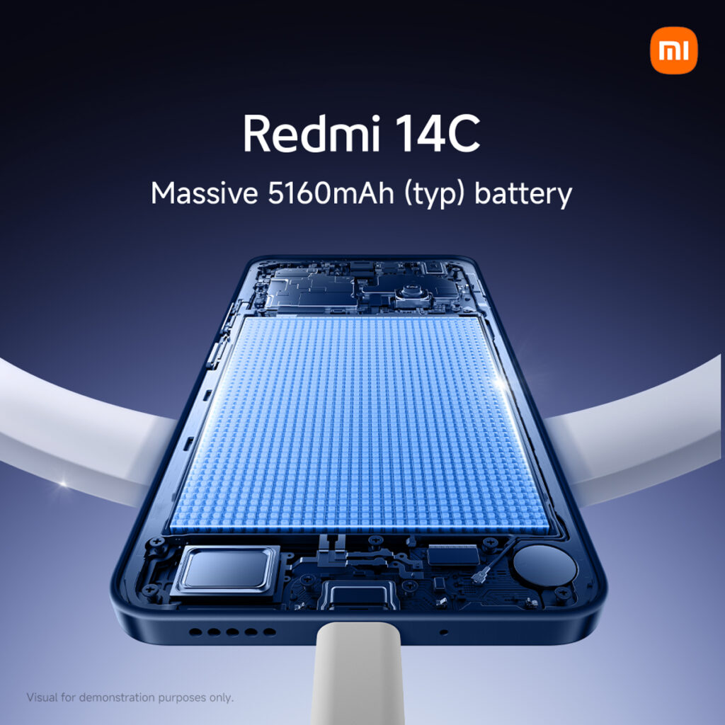 Redmi 14C - 5160mAh (typ) battery