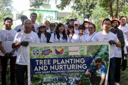 Sharp Philippines Planted 450 Narra Trees in Mt. Makiling