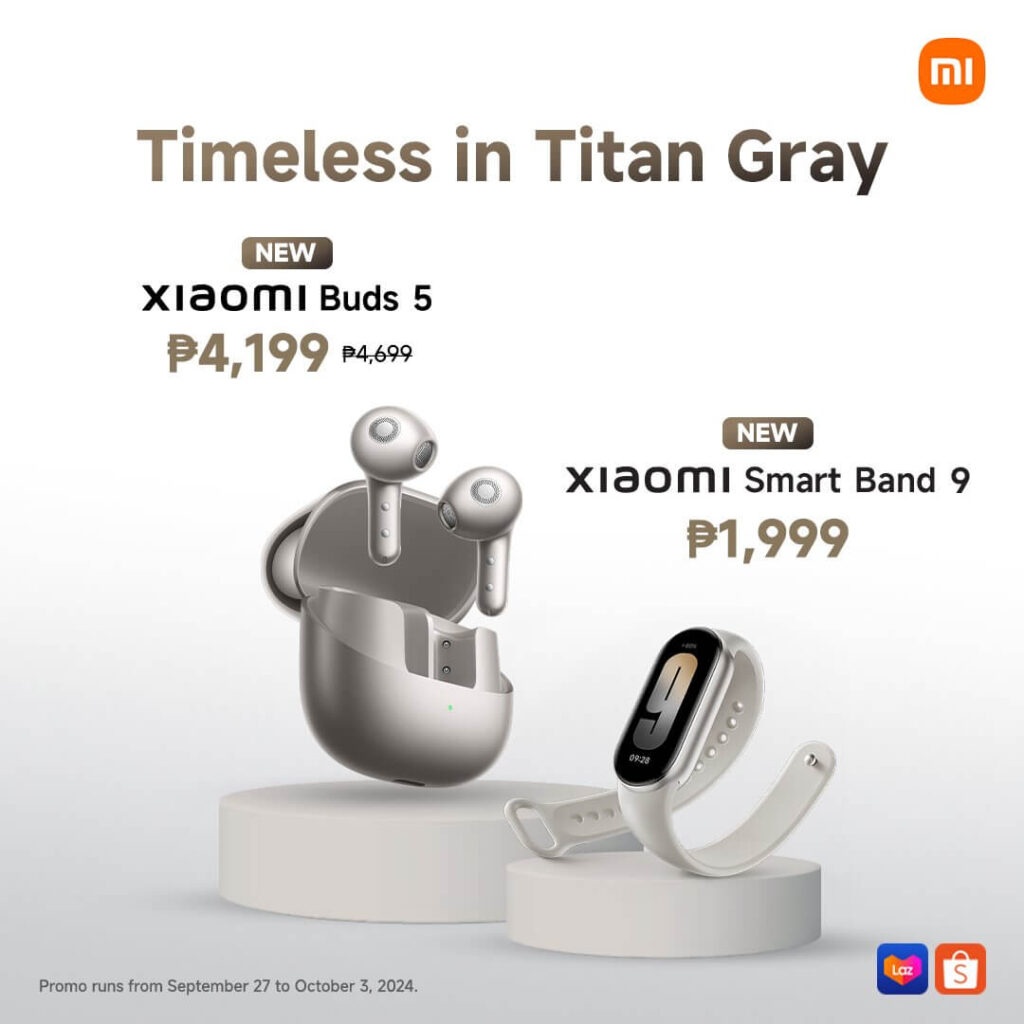 Xiaomi Buds 5 and Smart Band 9