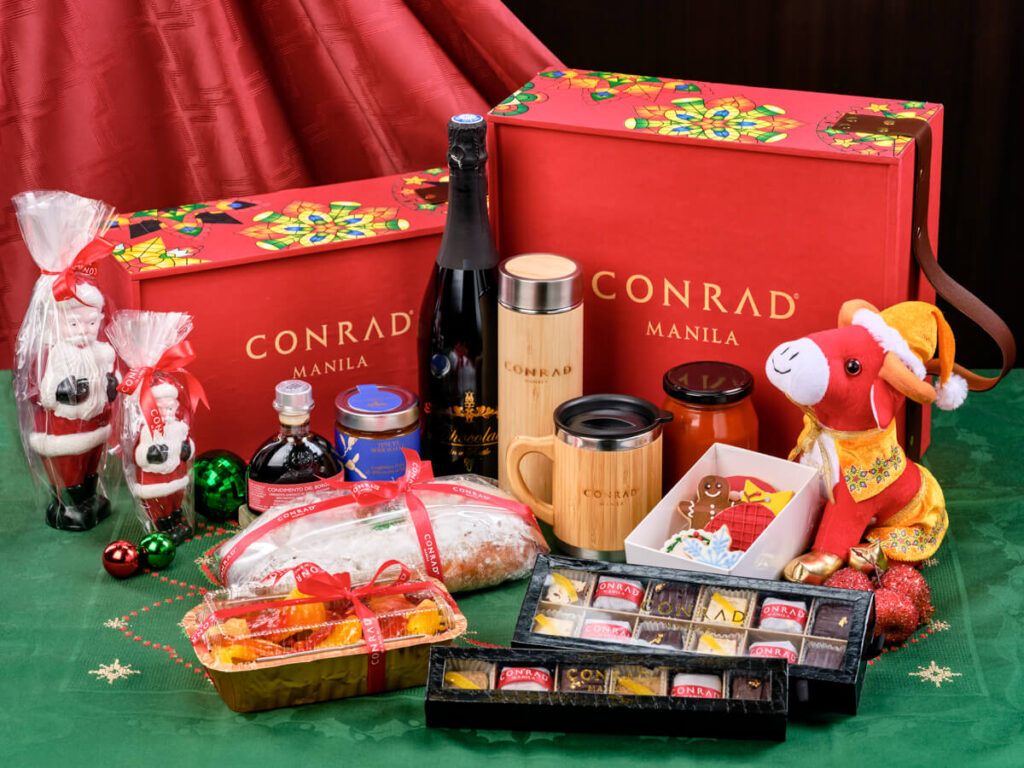 Conrad Manila Unwraps Delightful Surprises for the Holiday Season Bru Coffee Bar Crafted Hampers