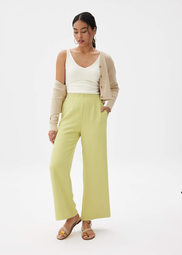 Love Bonito Leggy™ Chloe Wide Leg Pants (Dusty Citron)