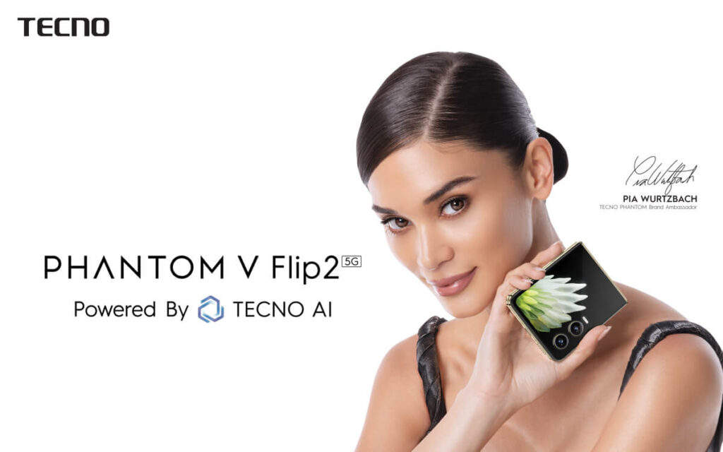 Pia Wurtzbach Joins TECNO Philippines as the Face of PHANTOM V FLIP 2 5G