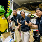 Pico Team turns over metric tons of used papers and cardboard