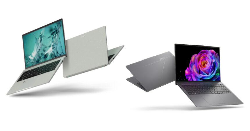 Acer Unveils Swift Go and Aspire Vero with Intel Core Ultra H and Sustainable Design