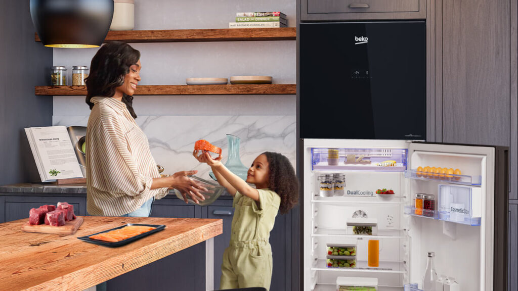 Celebrate Love at Home - Beko refrigerators featuring the innovative NutriFreeze technology