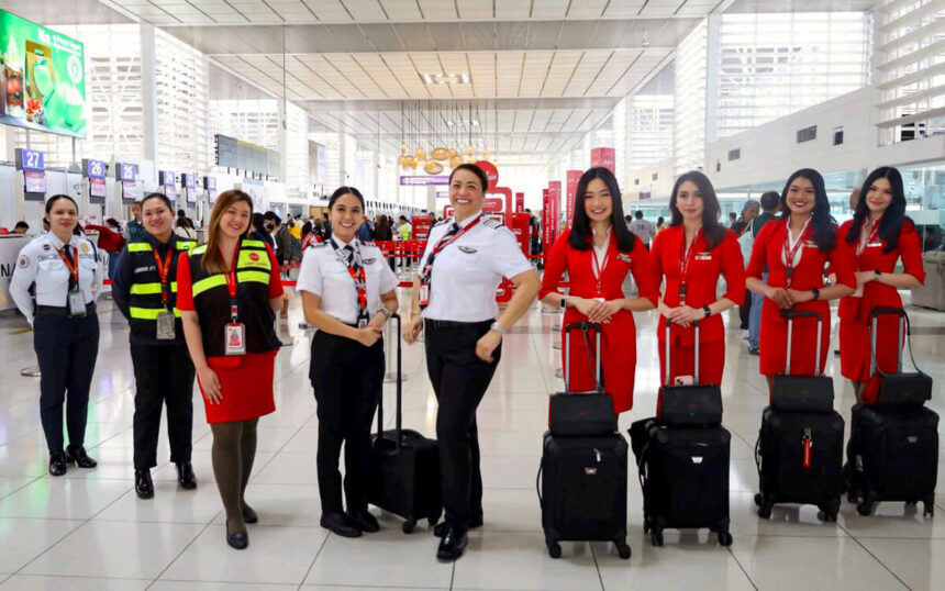 AirAsia Philippines Champions Women in Aviation with All-Female Flight Crew