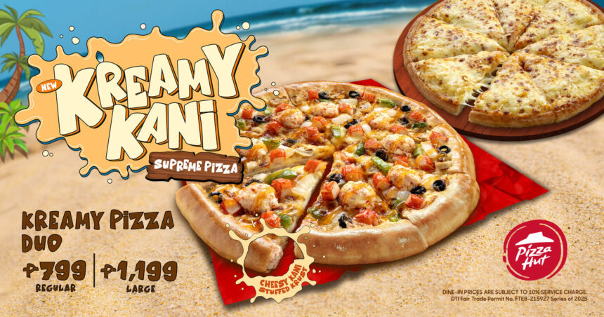 Pizza Hut Kreamy Kani Supreme Pizza Duo