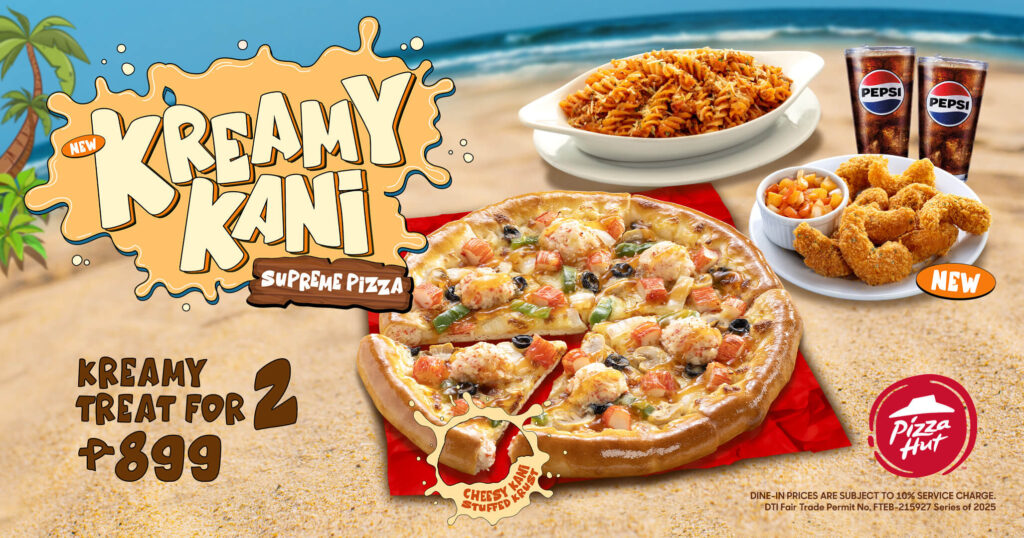 Pizza Hut Kreamy Kani Supreme Pizza for
