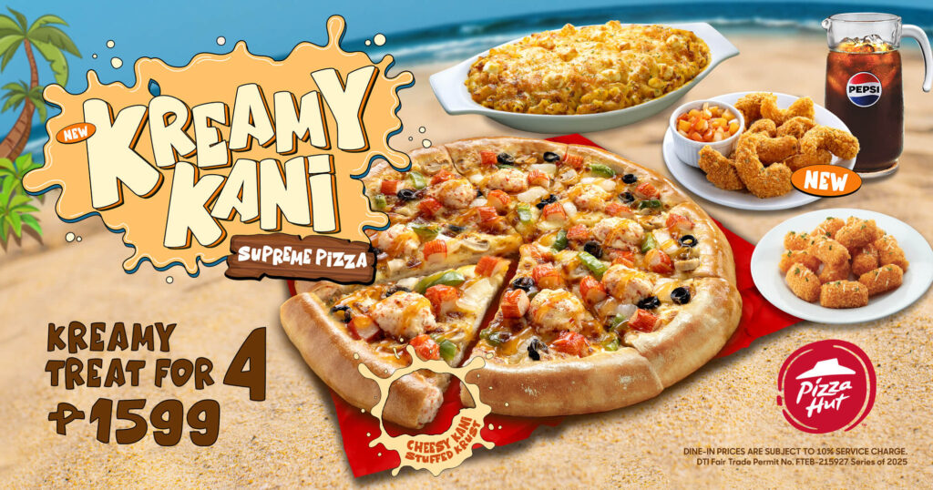 Pizza Hut Kreamy Kani Supreme Pizza for