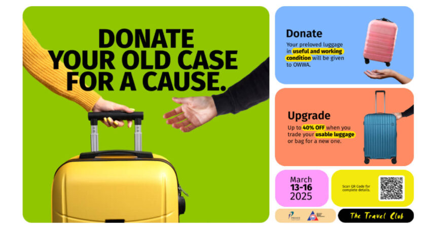 The Travel Club’s Donate Your Old Case for a Cause Returns This March