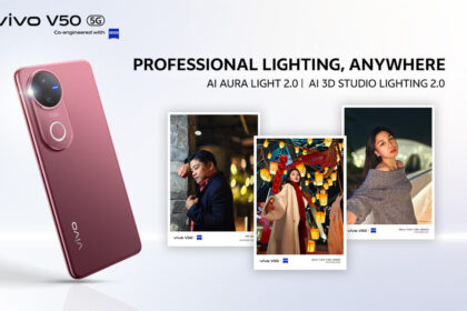 Add a touch of lighting drama to every shot with vivo V50’s AI Aura Light 2.0