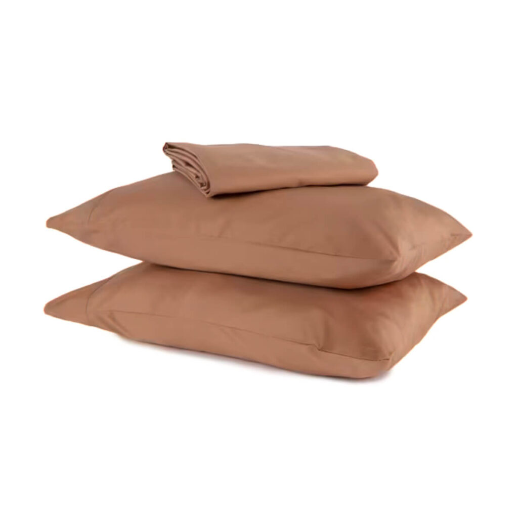 Anko Mother’s Day Thread Count Australian Grown Cotton Sheet Set Queen Bed Tan