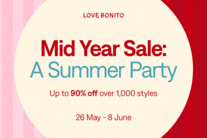 Love Bonito Launches Mid-Year Sale with Over 1-000 Styles at Up to 90% Off