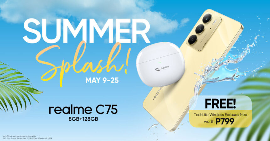 Stay Cool This Summer With the realme C and Score Free Wireless Earbuds