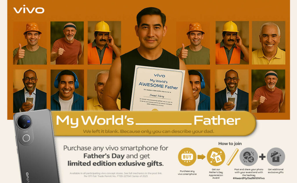 Give dad the recognition he deserves with vivo this Father's Day