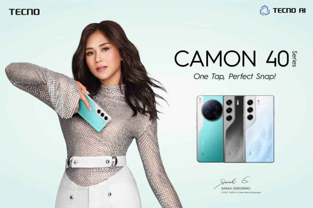 Move Like Sarah G and Win Big with TECNO CAMON 40