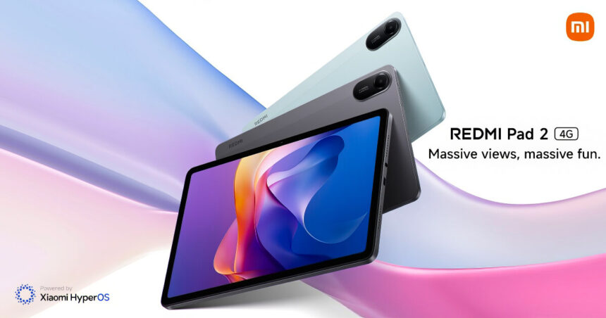 Xiaomi Introduces Redmi Pad 2 4G Immersive Entertainment, Now More Vibrant Than Ever