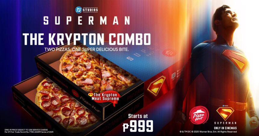 Pizza Hut unleashes heroic new flavors in epic team up with DC Studios Superman