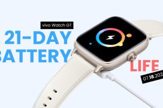Stay active longer with upcoming vivo Watch GT's 21-day battery life - vivo Watch GT 21-day Battery Life