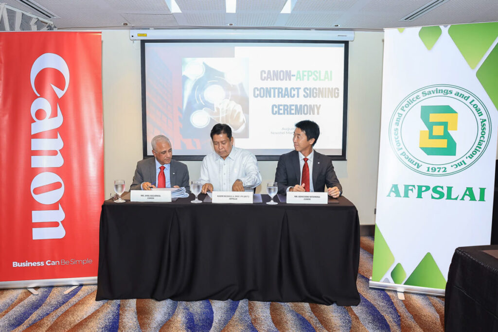 Canon, AFPSLAI Launch Phase 2 of Records Digitization Project