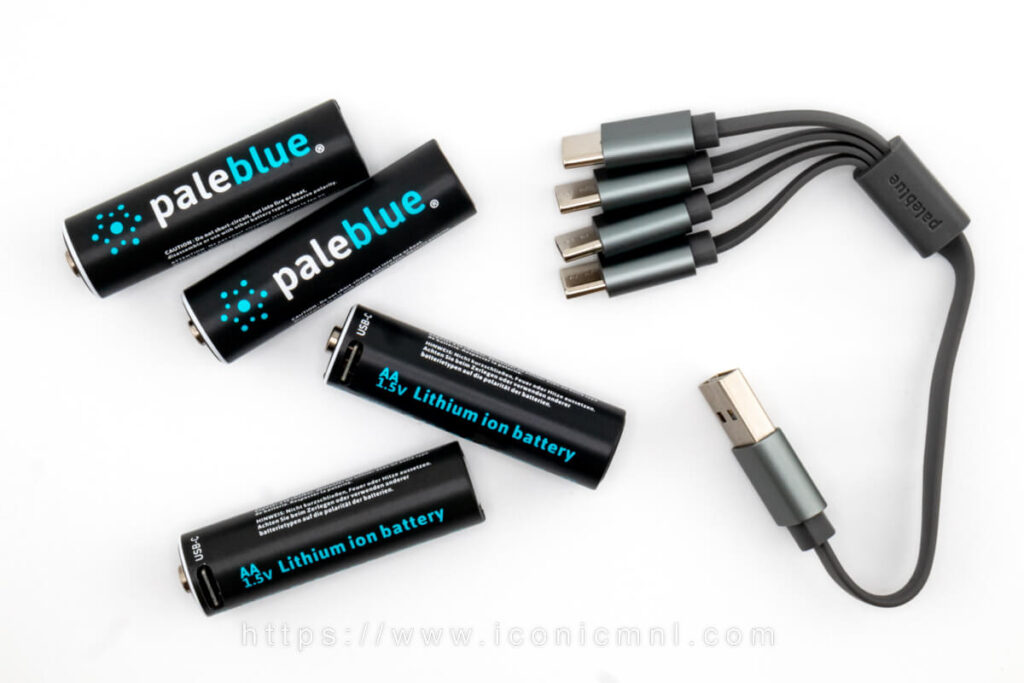 Paleblue AA USB-C Rechargeable Batteries