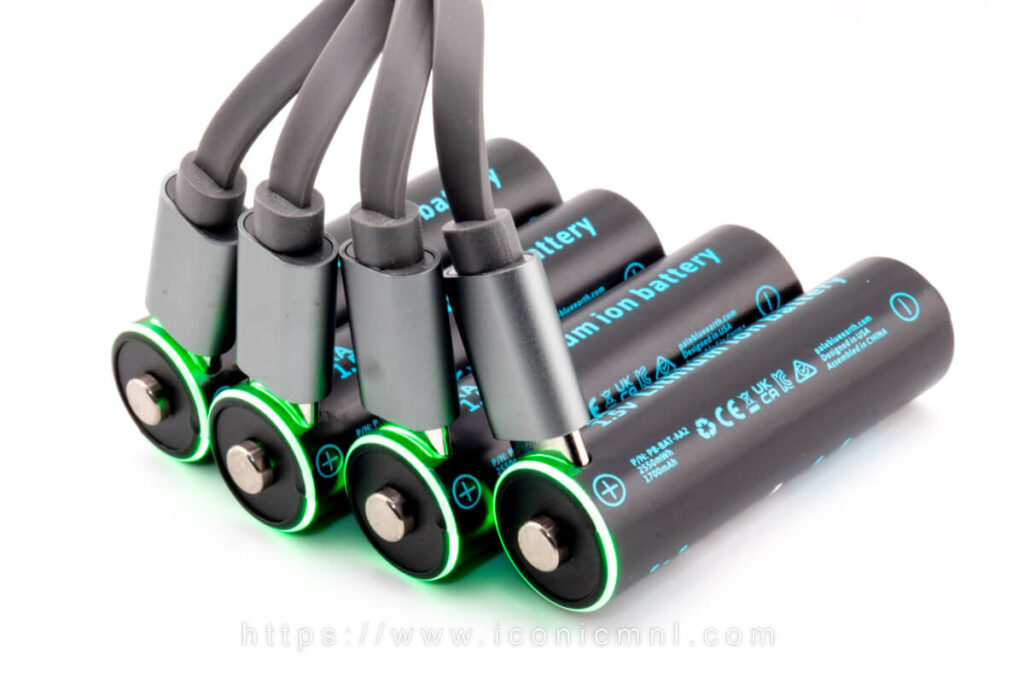 Paleblue AA USB-C Rechargeable Batteries