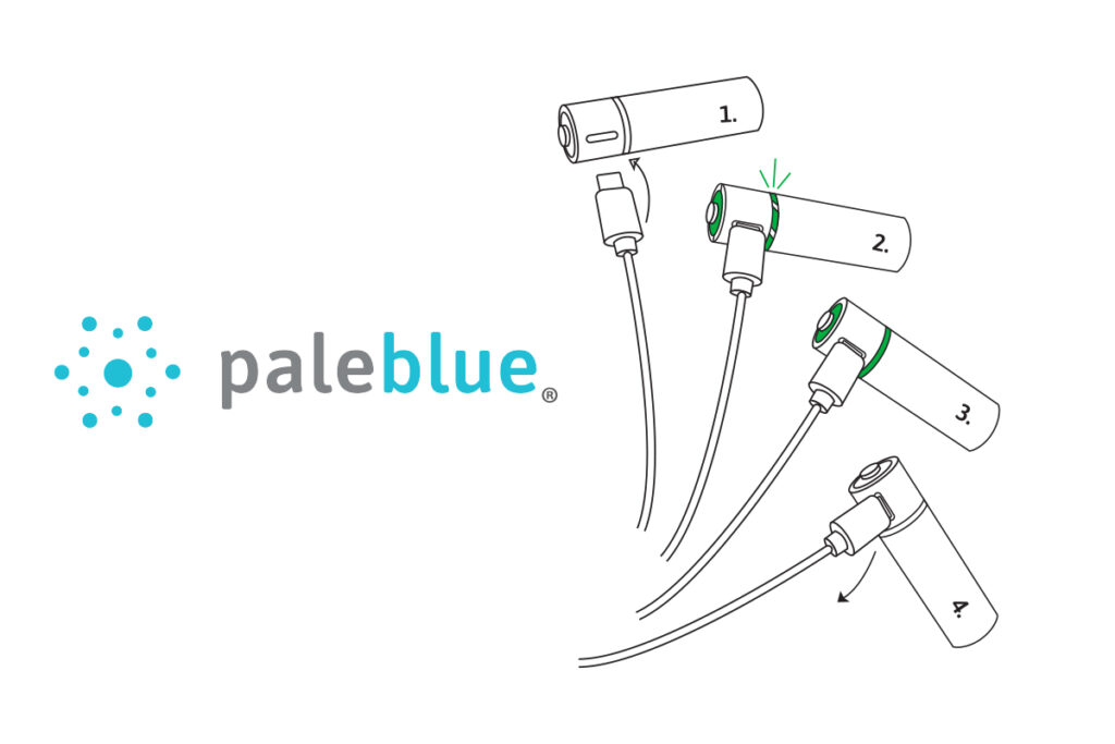 Paleblue AA USB-C Rechargeable Batteries