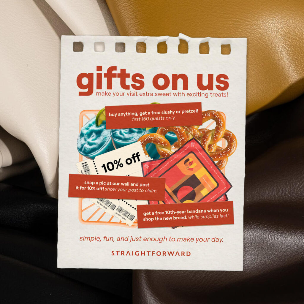 Straightforward 10th Anniversary - gift with purchase
