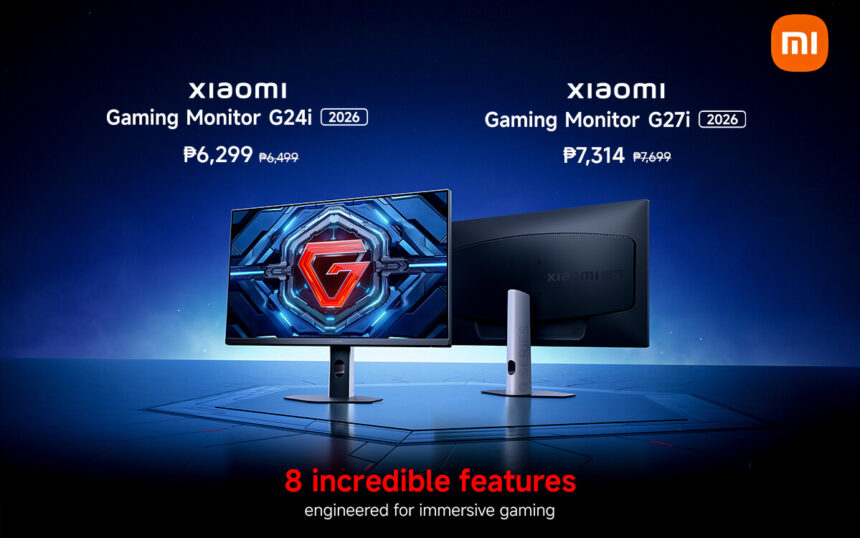 Xiaomi Launches G24i 2026 and G27i 2026 Gaming Monitors in the Philippines