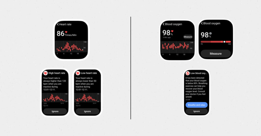 vivo Watch GT Heart and Blood Monitoring