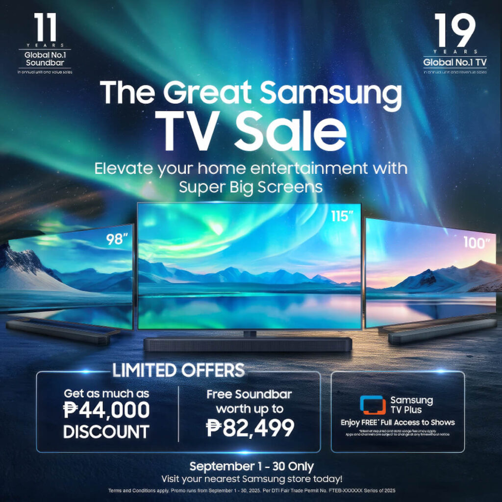 Samsung Empowers Filipinos to Take Control of their Lives at Home Through Vision AI TVs
