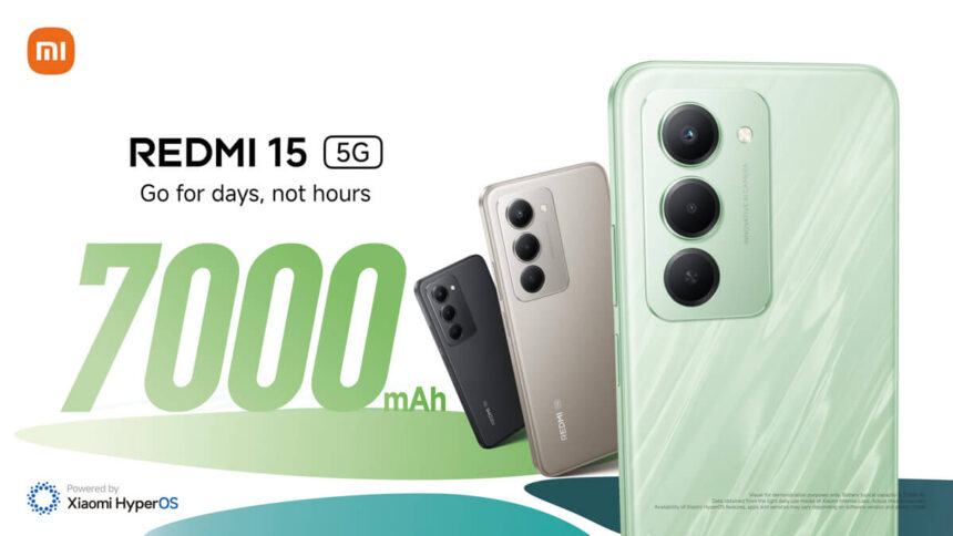 REDMI 15 5G Now in the Philippines