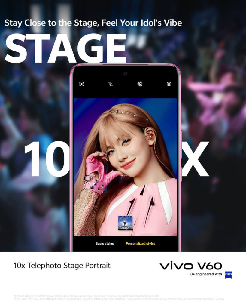 vivo V60 - 10x Telephoto Stage Portrait