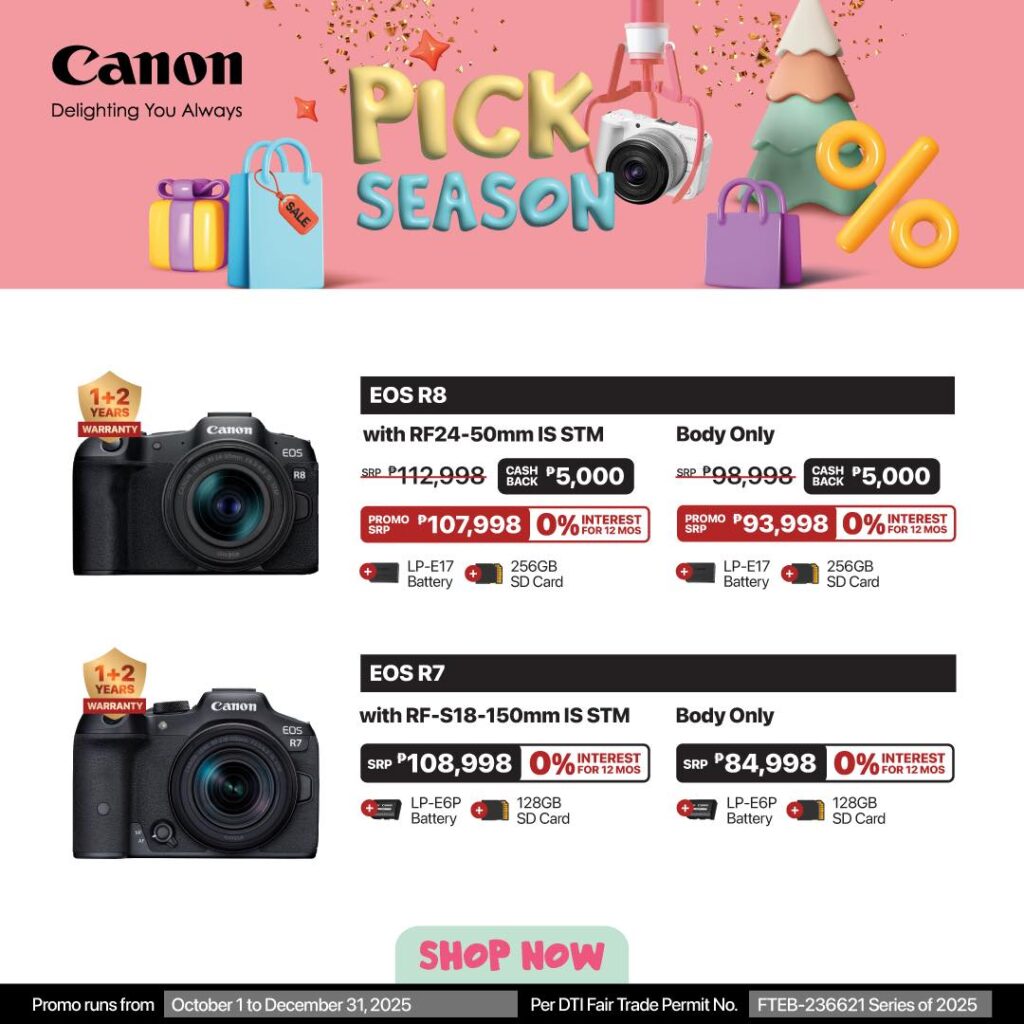 R5IICanon Pick Season Holiday Promo