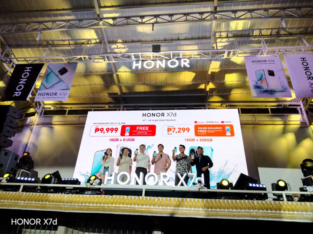 HONOR Philippines Unveils the Water-Resistant HONOR X7d