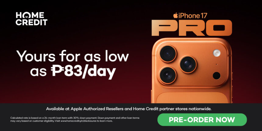 Pre-Order iPhone 17 Pro with Home Credit