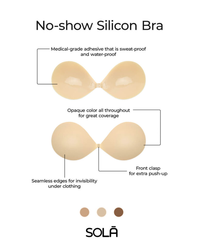 SOLÁ Expands the Pluto Collection with the No-Show Silicon Bra