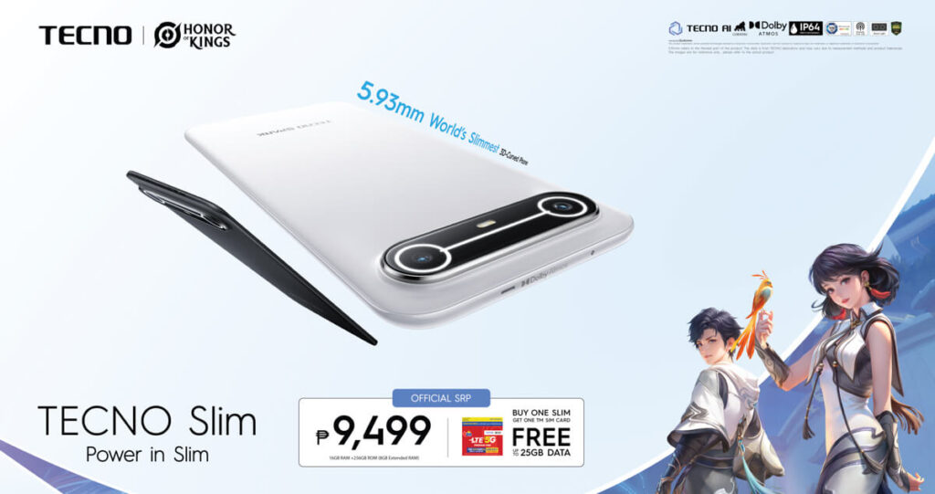 World’s Slimmest 3D-Curved AI Phone TECNO SPARK Slim