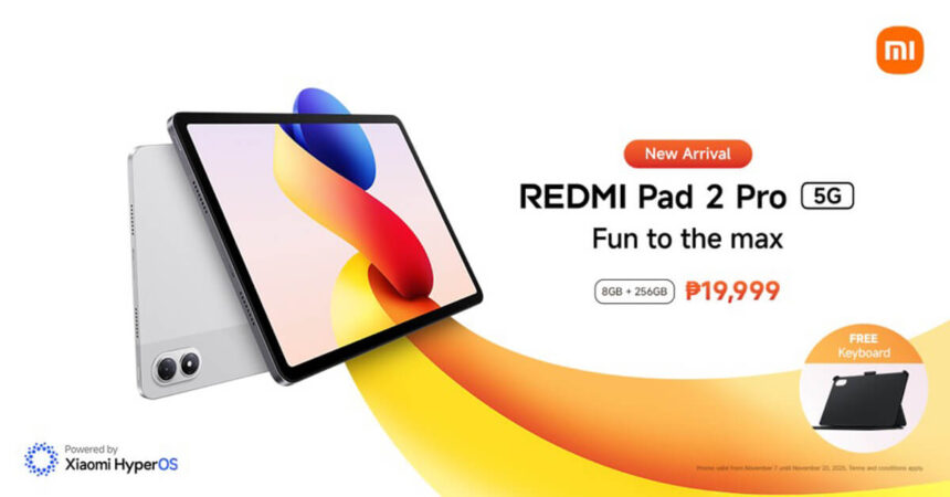 Xiaomi Launches REDMI Pad 2 Pro Series in the Philippines for Immersive Entertainment