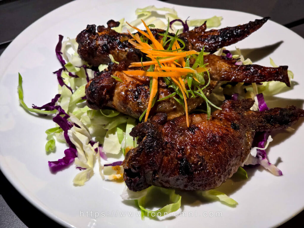 Antidote Bar - Stuffed Chicken Wings - 3 pcs crispy stuffed wings with dumpling filling, served with sweet chili soy glaze