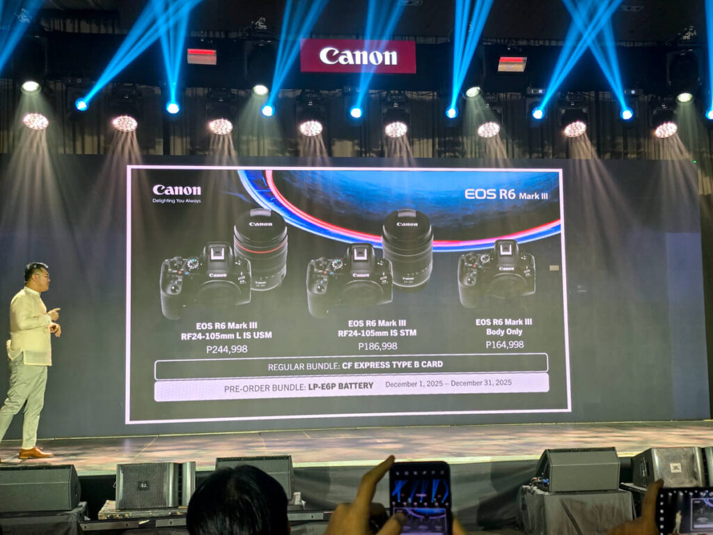 Canon EOS R6 Mark III Launch in the Philippines