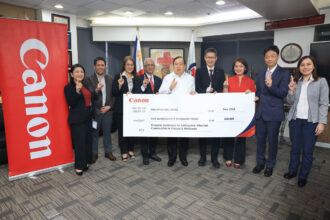 Canon Joint Donation Turnover Ceremony