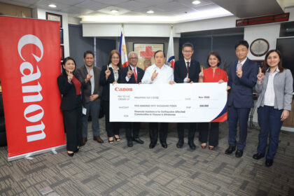 Canon Joint Donation Turnover Ceremony