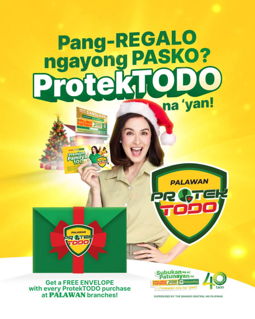 Give the Gift of Protection with Palawan ProtekTODO This Christmas